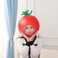 thumbnail image 6 of Slccxzc Plush Tomato Shape Hat, Novelty Vegetable Theme Headwear for Parties, 6 of 7