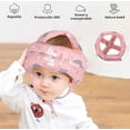 thumbnail image 2 of Cascos Para Bebes Antigolpes Seguridad Bebes + Rodilleras Modelo Rosa, 2 of 4