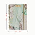 thumbnail image 2 of 2026-2030 Premium Marble Cover Calendar Planner Notebook - Wire Bound Schedule Organizer & Notepad, 2 of 9