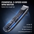 thumbnail image 5 of NEXPURE Body Hair Trimmer for Men, Groin Trimmer, Mens Pubic Hair Trimmer, Wet/Dry Shaver Groomer, with LED Light, IPX5 Waterproof, 5 of 8