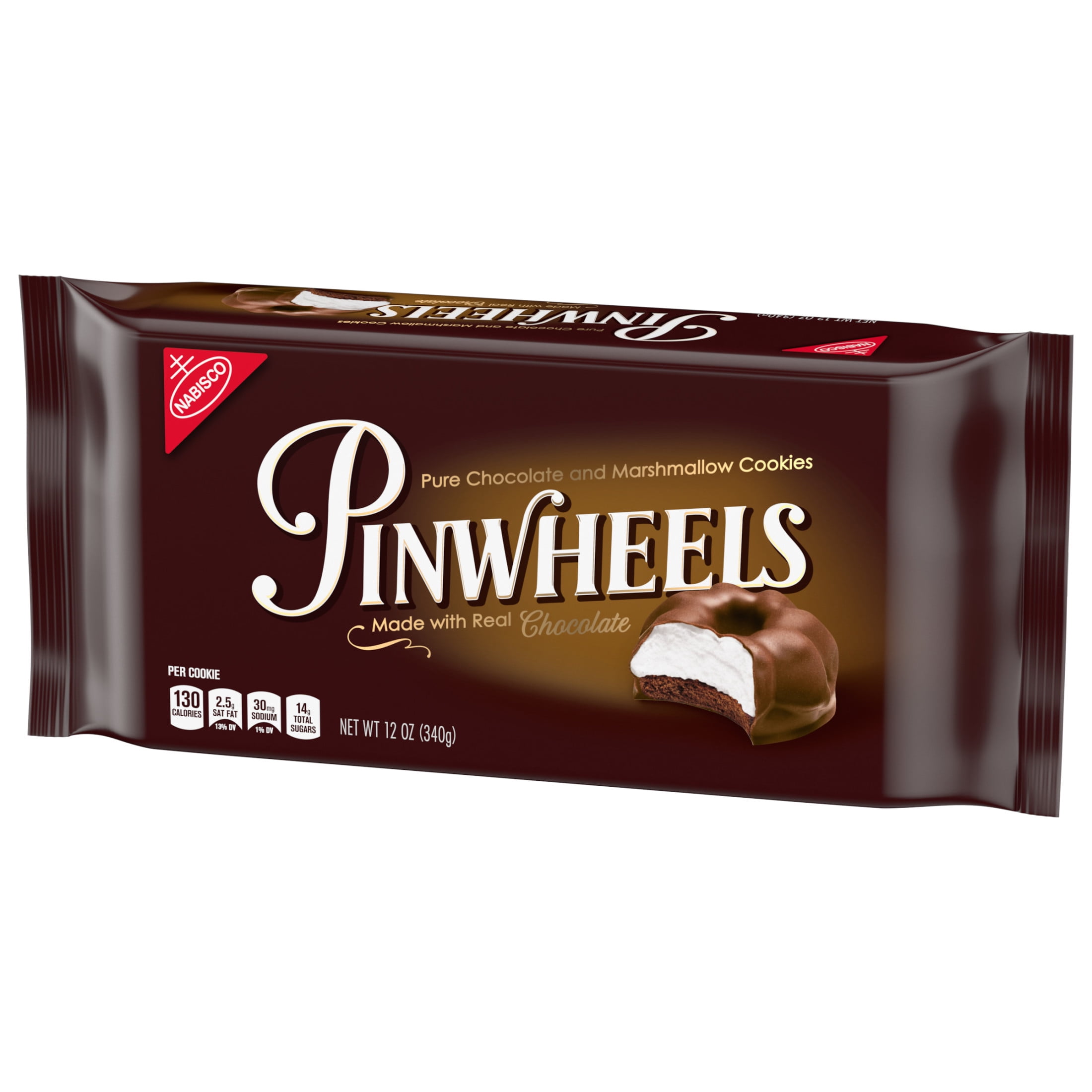 Pinwheels Pure Chocolate & Marshmallow Cookies, 12 oz