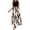 a-Beige, variant on Women Twofer Tank A-Line Midi Sundress, Belted Adjustable Waist Stretch Resistant Leaf Tiered Summer Dress Beach Office, Navy S