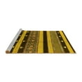 thumbnail image 2 of Ahgly Company Machine Washable Indoor Rectangle Solid Yellow Modern Area Rugs, 2' x 4', 2 of 4