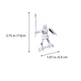 thumbnail image 2 of 56Pcs Warrior Horses Medieval Toy Soldiers Figures Mini Model Toys Gift Decor, 2 of 8