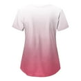 thumbnail image 3 of CNKOO Blouse Médicale pour Femmes, Manches Courtes, Col en V, Uniforme de Travail avec Poche, 3 of 3