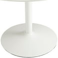 thumbnail image 2 of Modway Revolve Round Wood Dining Table with Aluminum Base in White, 2 of 4
