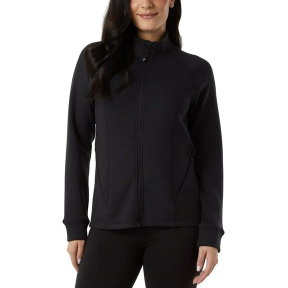 32 Degrees Heat Women's Full Zip Active Tech Jacket (Black/Small)