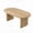 Natural Wood Color, variant on GOCAPTAIN 71" Oval Dining Table for 6-8, Modern Wooden Kitchen Table With Sturdy Thick Base, Long Dining Room Table for Kitchen, Living Room, Natural Wood Color
