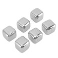 thumbnail image 1 of Metal Whiskey Ice Cubes, Safe Nontoxic 304 Stainless Steel, Maintain Original Taste, Wide Application, Perfect Gift, 1 of 8