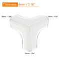 thumbnail image 2 of Corner Protectors, 18Pcs 39x39x39mm - T-Shape Proof Corners and Edges Protectors Guards for Table (Transparent), 2 of 5