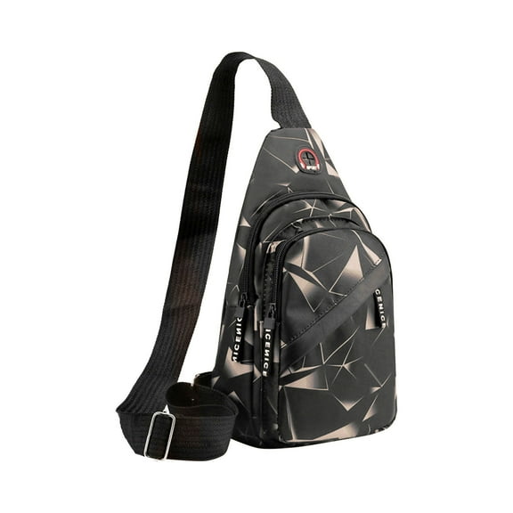 Men's Sling Bag, Practical Crossbody with Adjustable Strap, Multiple Pockets for Easy Organization, Great for Travel and Daily Use