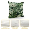 thumbnail image 4 of YINGXI  Throw Pillow Cover Tropical Leaves Floral Green Art Home Decor Pillowcase Cushion Cover 24x24in, 4 of 5