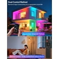thumbnail image 5 of Smart A19 LED Light Bulbs, 60W Equivalent 800LM Color Changing E26 9W Bluetooth Light Bulbs with Remote Control, 16 Million DIY Colors RGBWW, Music Sync, 2-Pack, 5 of 5