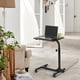 thumbnail image 3 of Escritorio Pequeno con Ruedas, Mesa Multifuncional Altura Ajustable Color Nogal HOMEMAKE FURNITURE  Moderno Minimalista, 3 of 6