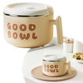 thumbnail image 2 of Pink Insulated Noodle Bowl, Stainless Steel Cup For Pho, Portable Soup Container With Lid, 2 of 5