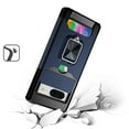 thumbnail image 3 of For Google Pixel 8 5G Multi-Functional Card Magnetic Ring Stand Hybrid Camera Case Cover - Blue, 3 of 3