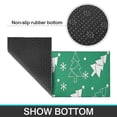 thumbnail image 6 of Green Christmas Tree Pattern Kitchen Rugs Sets Of 2,Anti Fatigue Kitchen Mat Rugs Non Slip Washable,Decorative Kitchen Floor Mats for Kitchen,Sink,Laundry,17"x30"+17"x47", 6 of 7
