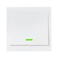 thumbnail image 1 of Push Button Wall Light Switch Remote Controller 1 Gang 86 Type ON/Off Switch Panel 433MHz, 1 of 8