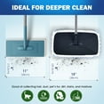 thumbnail image 3 of Matthew Microfiber Mop Compatible with Ceda Hardwood Floor'N More Microfiber Mop,Reusable&Washable 15x8 Inches,3Pack Microfiber Wet Mop Refills for Wet & Dry Floor Cleaning,Incl.1 Cleaning Scraper, 3 of 7