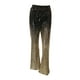 thumbnail image 3 of Pantalones acampanados para mujer con efecto danza, pierna ancha y degradado con purpurina L, 3 of 8
