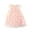 Pink, variant on Toddler Baby Girls Tulle Dresses Outfits Floral Cute Ruffle Princess Wedding Birthday Dress Short Sleeve Party Sundress Kids Outfit 1-6T