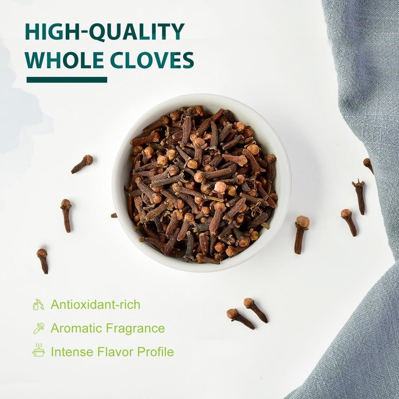 Soeos Whole Cloves, 9 oz (255g), Premium Whole Cloves for Cooking, Baking, and Spices