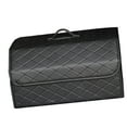 thumbnail image 1 of Caja de almacenamiento para maletero de coche de PU con tapa para guardar y ordenar SUV MPV lineas negras, 1 of 4