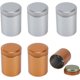 thumbnail image 1 of 12 piezas 2 colores hojalata caja de almacenamiento sellada para té con tapa latas de té redondas de metal colores mezclados 6,4 x 4,5 cm 6 piezas / color, 1 of 8