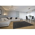 thumbnail image 2 of EORC Navy Handmade Wool Transitional Lori Baft Rug, 6' x 9', 2 of 3