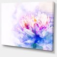 thumbnail image 2 of Aquarelle Fleur Bleue - Impression sur Toile Florale, 2 of 3