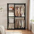 thumbnail image 6 of edx Portable Closet, Freestanding Closet Storage Rack with Shelves, Hanging Rod & Storage Shelves, 49"D x 16"W x 72"H, 6 of 8