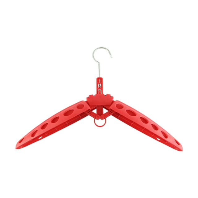 Hanger de traje de neopreno plegable soporte de ropa engrosada traje de secado de trajes de neopreno seco seco para traje húmedo accesorios de surf Rojo