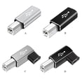 thumbnail image 4 of relayinert Type-c USB Adapter Cables Connector Data Transfer Universal Laptop Cellphone Computer Converter Connecting Adapters Elbow Head/Grey 1 Pc, 4 of 6