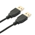 thumbnail image 4 of USB 2.0 Type A Male to USB A Male Sycn Data Charger Cable Cord 50cm Black F7V4, 4 of 9