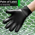 thumbnail image 4 of Obbsen Soccer Goalie Goalkeeper Gloves for Kids Boys Children Football Gloves with Grips Palms, 4 of 8