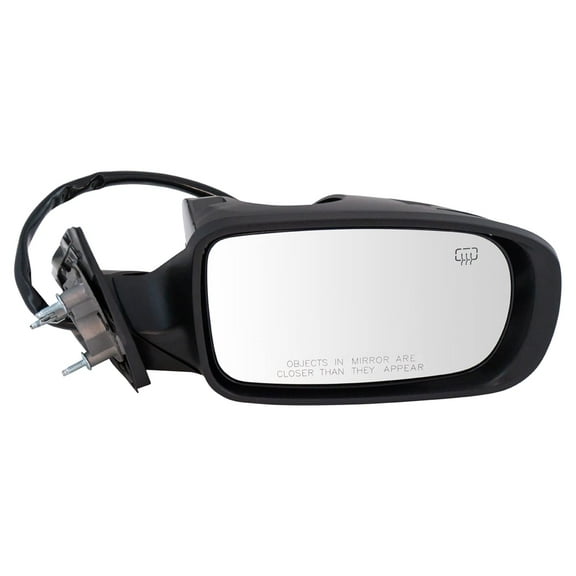 TRQ Mirror Power Heated Memory Smooth Black Passenger Side RH for Chrysler 300 MRA06852