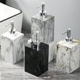 thumbnail image 4 of Shower Soap Dispenser Marble Texture Soap Dispenser Hand Soap Dispenser Bottle Hand Wash Dispenser for Kitchen, 4 of 20