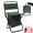 01#Green, variant on Djiypn Fishing Chair With Storage Bag ,Outdoor Folding Chair Compact Fishing Stool Portable Camping Stool Backpack Chair With Oxford Cloth For Beach/Outing /Family,metal,Green