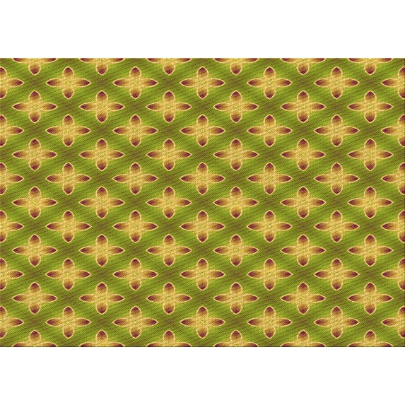 Ahgly Company Indoor Rectangle Patterned Cookie Brown Area Rugs, 2' x 3'