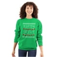 thumbnail image 3 of Ugly Christmas Lights Lets Get Lit Sweatshirt for Men or Women Brisco Brands X, 3 of 5