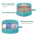 thumbnail image 2 of Bolsa organizadora KarSyon para hilo de ganchillo, 30 x 18 x 20 cm, color verde azulado, 2 of 7