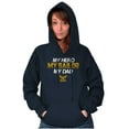 thumbnail image 4 of US Navy Logo My Dad Hero Sailor Hoodie Sweatshirt Women Men Brisco Brands S, 4 of 6