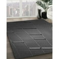 thumbnail image 3 of Ahgly Company Machine Washable Indoor Rectangle Transitional Charcoal Black Area Rugs, 3' x 5', 3 of 7