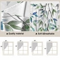 thumbnail image 5 of Blue Green Eucalyptus Swag Curtains for Kitchen/Bedroom/Living Room, Spring Botanical Leaves Weeping Scalloped Curtains 63 Inch Long, Window Swag Topper Curtains Valances 2 Panels Set 36"x63", 5 of 8