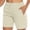 *Beige, variant on Women's Elastic Waist Shorts,Casual Cargo Sweat Short for Running Army Green,Women's Plus S
