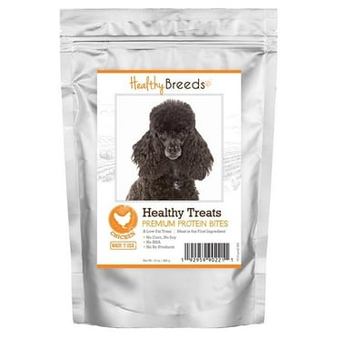 Poodle Healthy Treats Premium Protein Bites Chicken Dog Treats, 10 oz