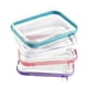 thumbnail image 1 of 4 bolsas de maquillaje transparentes, neceser compacto y pequeño, organizador de maquillaje, neceser para mujer, para viajes y aeropuerto., 1 of 8