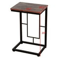 thumbnail image 2 of Costway 2PCS 21.7" Solid Wood Coffee Tray Side Sofa End Table Ottoman Couch Stand, 2 of 10