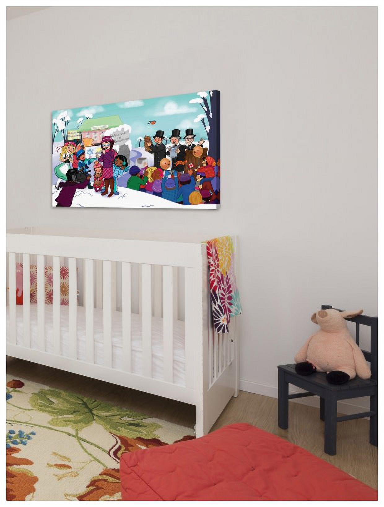 Marmont Hill "Welcome To" by Curtis Painting Print on Canvas