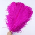 thumbnail image 3 of Lote de 10 plumas de avestruz naturales para manualidades, plumas blancas para jarrones, decoración de bodas, fiestas, accesorios de artesanía, plumas DIY., 3 of 4